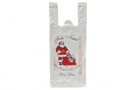 RMPK - SACOLA IMPRESSA AECO3 36X50 PAPAI NOEL - PT.450UN (02KG)
