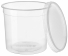DANUBIO - KIT POTE PP COM  SOBRETAMPA  1500ML - CX.04X24UN