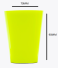 PLASTILANIA - COPO PIC-200 AMARELO - CX.60X10UN
